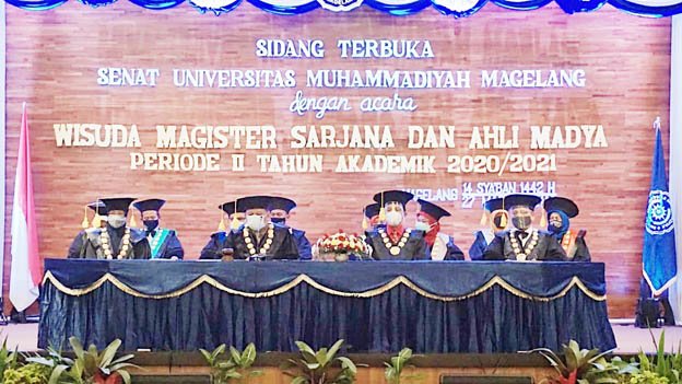 Wisuda UNIMMA ke-74 Magister, Sarjana, dan Ahli Madya Periode II tahun akademik 2020/2021