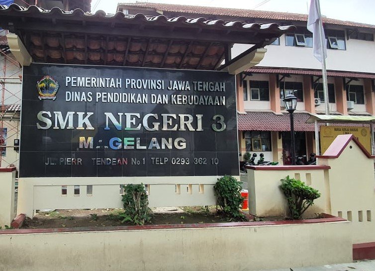 Ilustrasi Gedung SMK Negeri 3 Kota Magelang