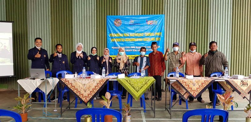 TIM Universitas Muhammadiayah Magelang (Unimma) sedang melakukan kegiatan PPMT di Kampung Ngaglik, Kelurahan Jurangombo Utara, Kecamatan Magelang Selatan, Kota Magelang