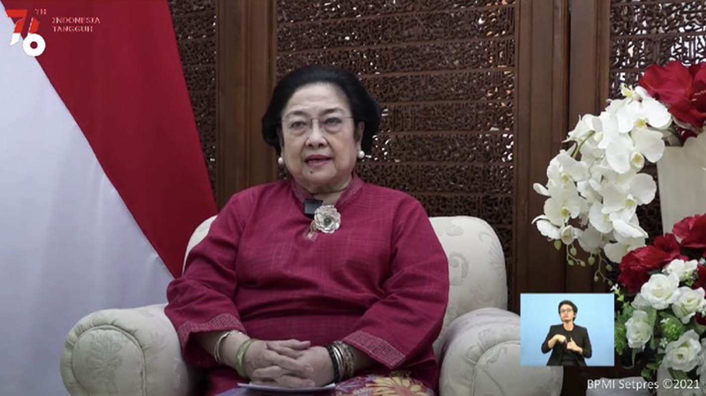 Megawati Nangis karena Banyak yang Hina Jokowi (Tangkapan Layar Youtube Sekretariat Presiden)