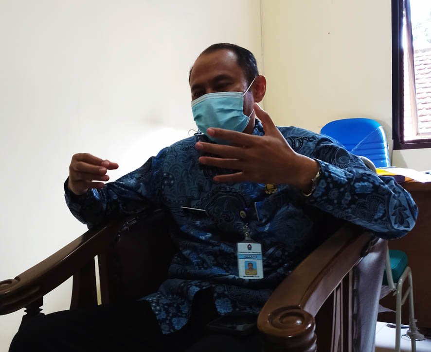 Sekretaris Dinas Kesehatan Temanggung Dwi Sukarmei (Foto:setyo wuwuh/temanggung ekspres)