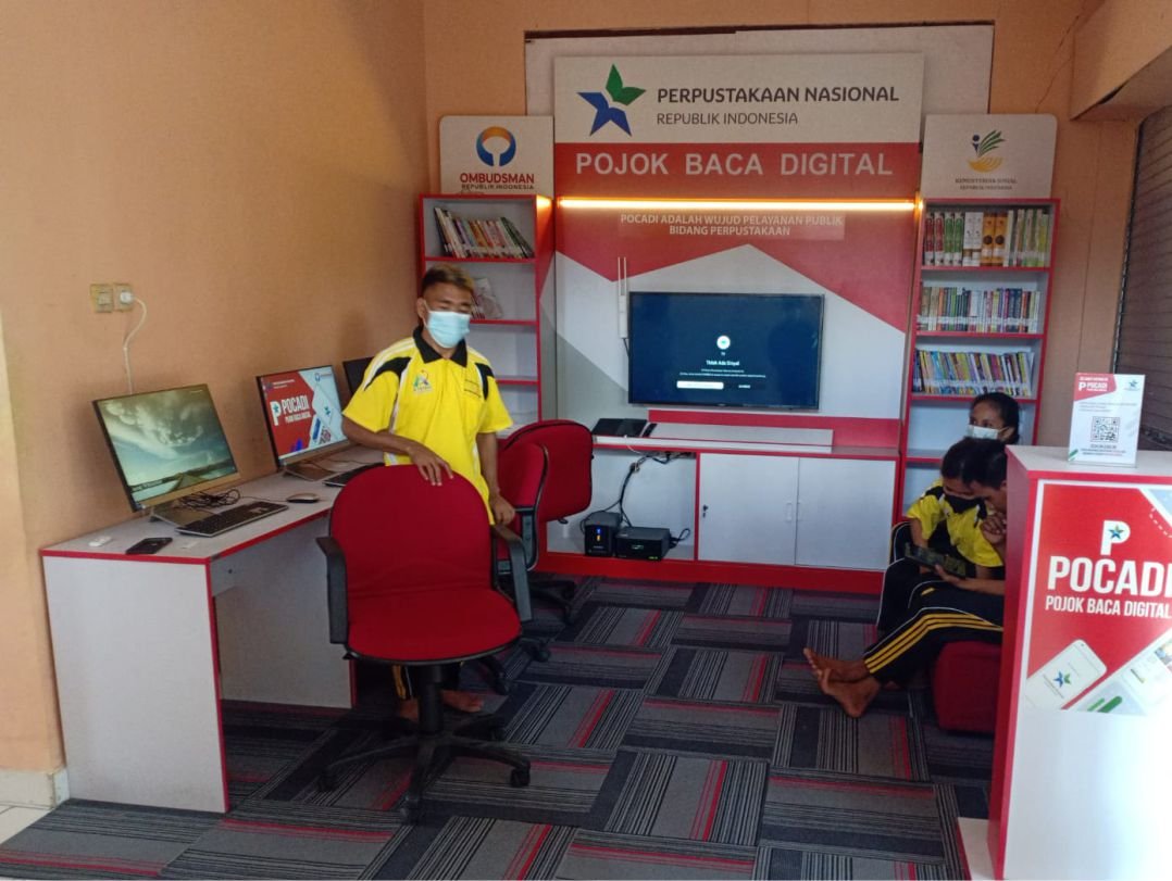 Kementerian Sosial tingkatkan budaya literasi dengan menggandeng Perpustakaan Nasional dengan mendirikan Pojok Baca Digital