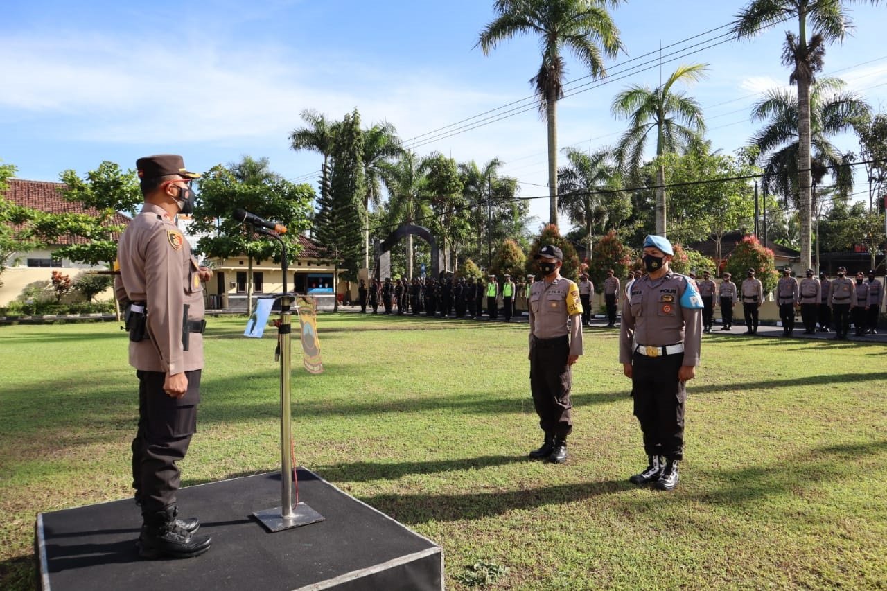 TAHUN BARU. Pengamanan pergantian tahun baru, Polres Magelang fokus ke sejumlah titik rawan dan razia miras.