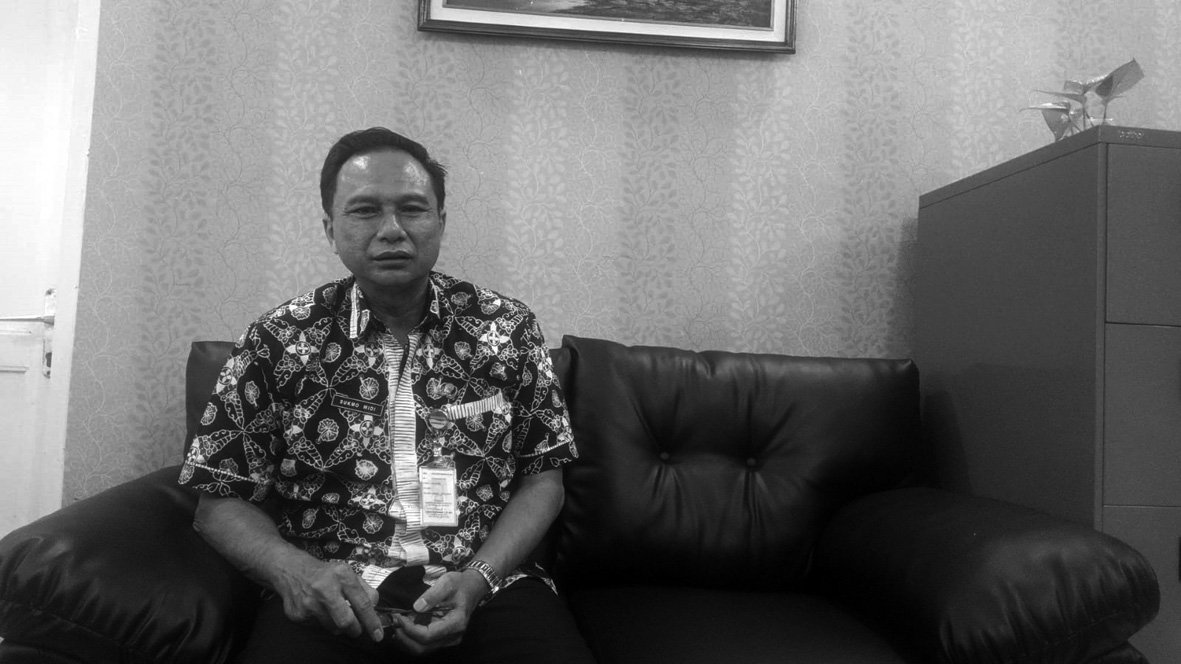 KETERANGAN. Kepala Dindikbud Purworejo memberikan keterangan terkait pelaksanaan PTM terbatas jenjang SMP saat dikonfirmasi di kantornya,(Foto: eko)