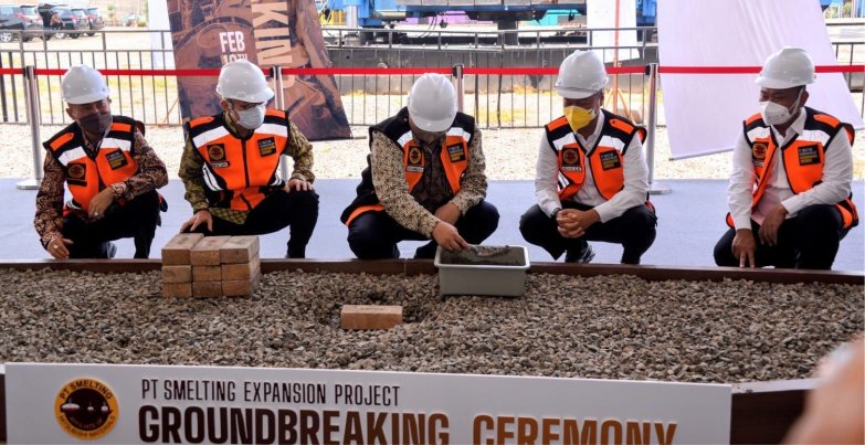 Menko Airlangga Hadiri Groundbreaking Perluasan Pabrik Refinery Mineral Pertama di Indonesia