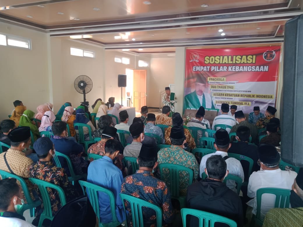 Sosialisasi Empat Pilar Kebangsaan oleh Anggota MPR RI KH Muslich ZA di Purworejo, Jawa Tengah