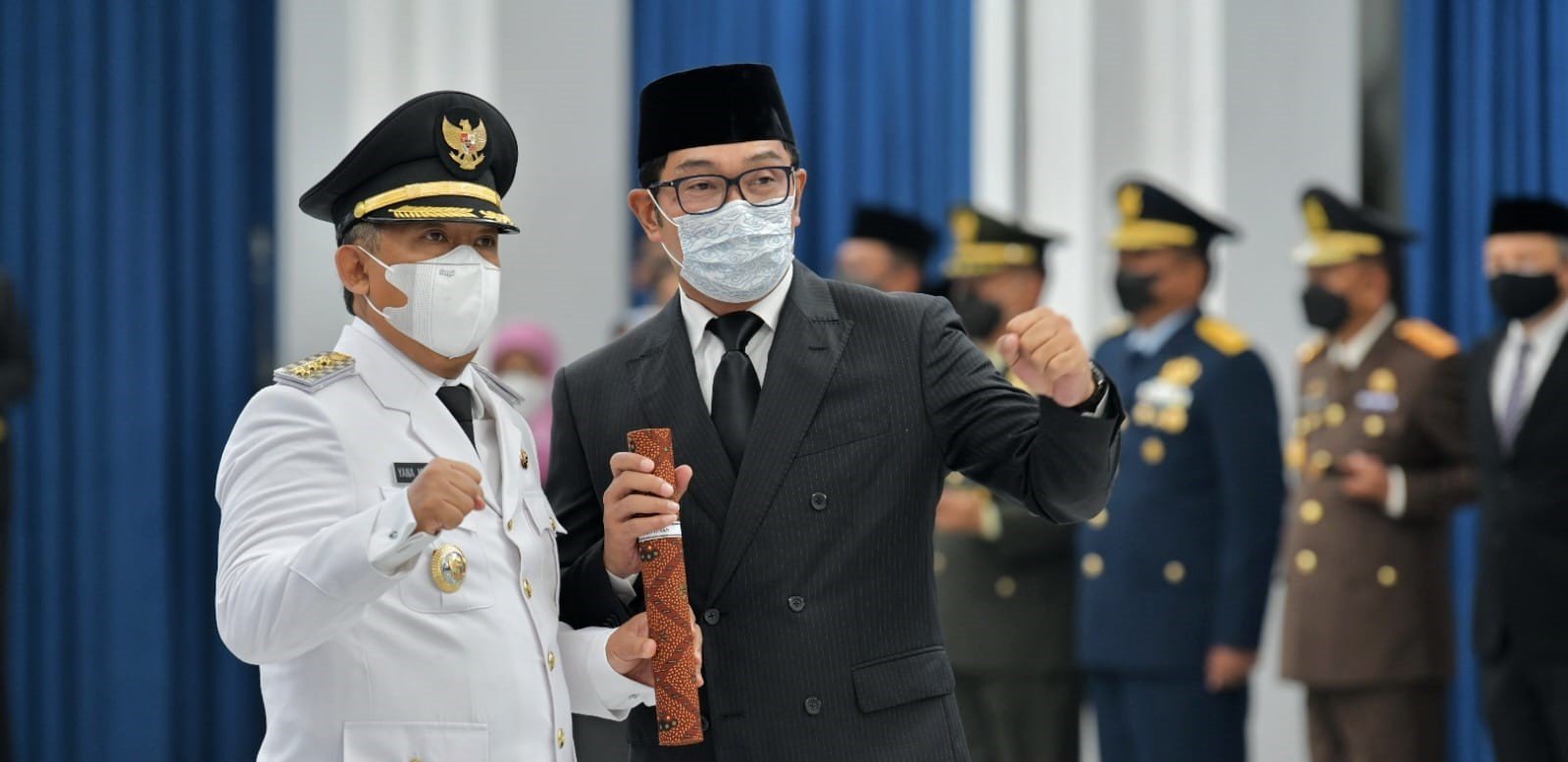 Ridwan Kamil Titip Kepada Yana Mulyana Jaga Kondusivitas Bandung Jelang Tahun Politik 2024