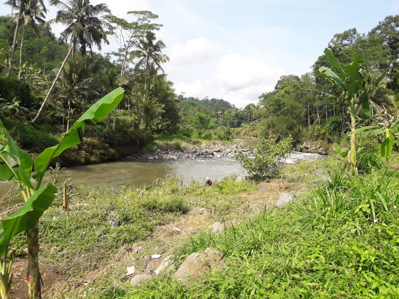 Sungai Serayu yang berhulu di dataran tinggi Dieng Kabupaten Wonosobo dalam kondisi rusak
