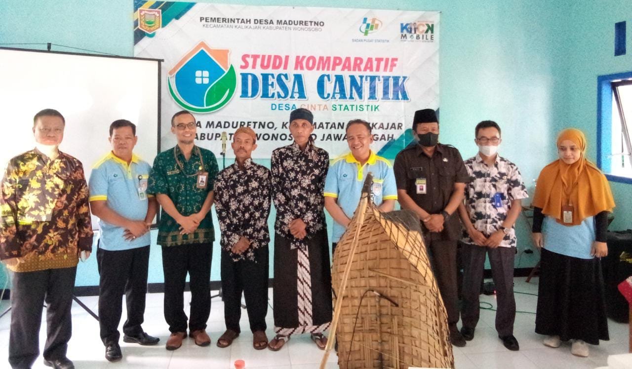 BPS. Studi Komparatif Desa Cantik Bersama BPS Kabupaten Cilacap di Ruang Sekretariat Desa Maduretno, Kamis (14/7).