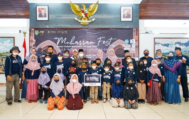 Muharram Fest 2022 di Kabupaten Magelang Santuni 150 Anak Yatim