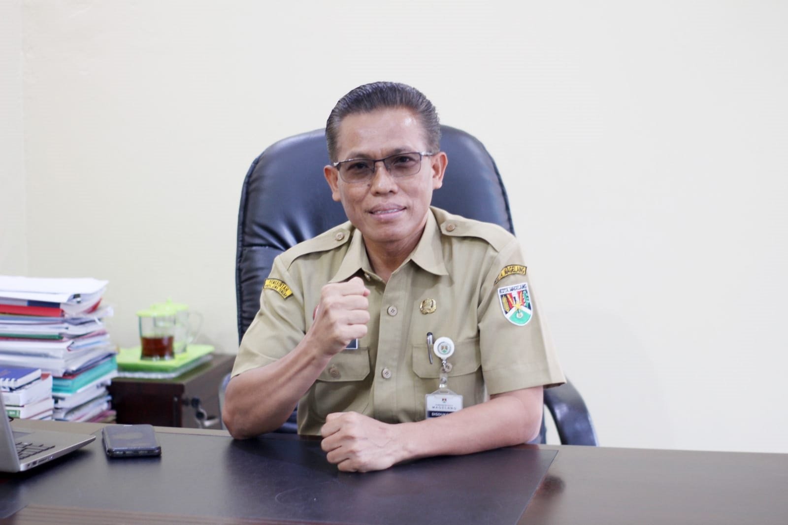 Kepala Dinas Kependudukan dan Catatan Sipil Kota Magelang, Larsita SE MSc. (foto : wiwid arif/magelang ekspres)