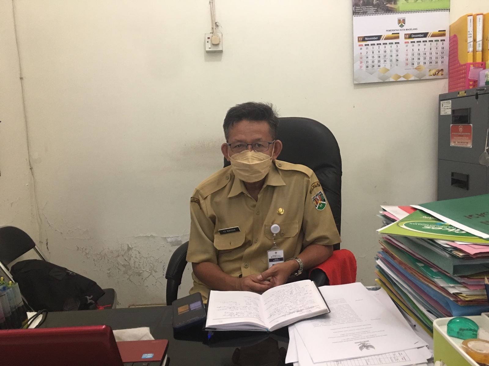 Kepala Bidang Pencegahan dan Pengendalian Penyakit Dinkes Kota Magelang, Yis Romadhon. (foto : larasati putri/magelang ekspres)
