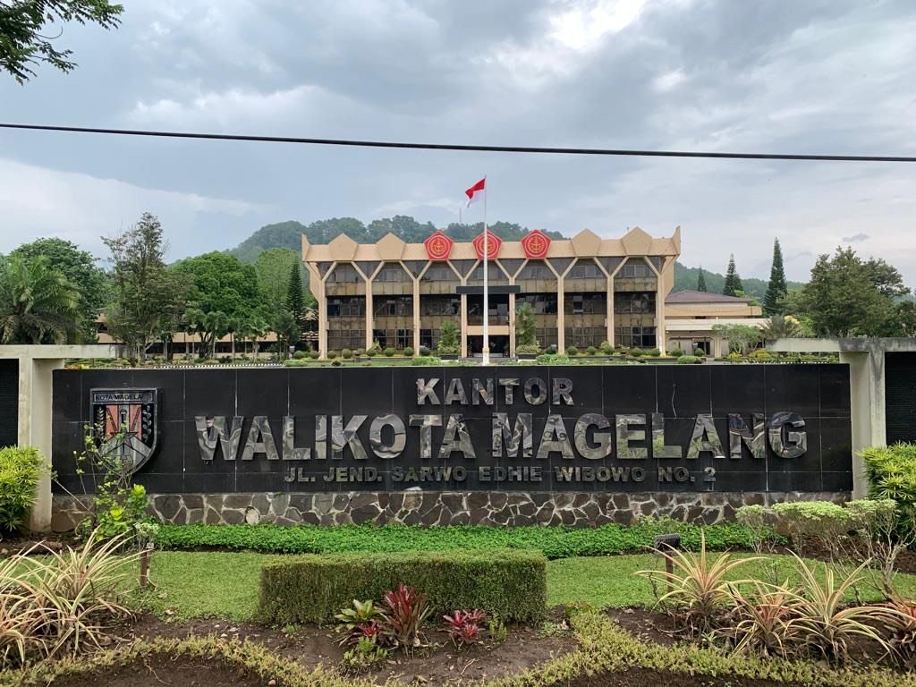 Kantor Walikota Magelang, Jalan Sarwo Edhi Wibowo, Kota Magelang. (foto : larasati putri/magelang ekspres)