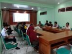 PERTEMUAN. Rapat koordinasi digelar BPBD Kota Magelang untuk membahas bencana di Kota Magelang, Selasa 29 Maret 2023.