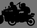 Ilustrasi kejahatan jalanan membawa senjata tajam di atas sepeda motor. (grafis : magelang ekspres)