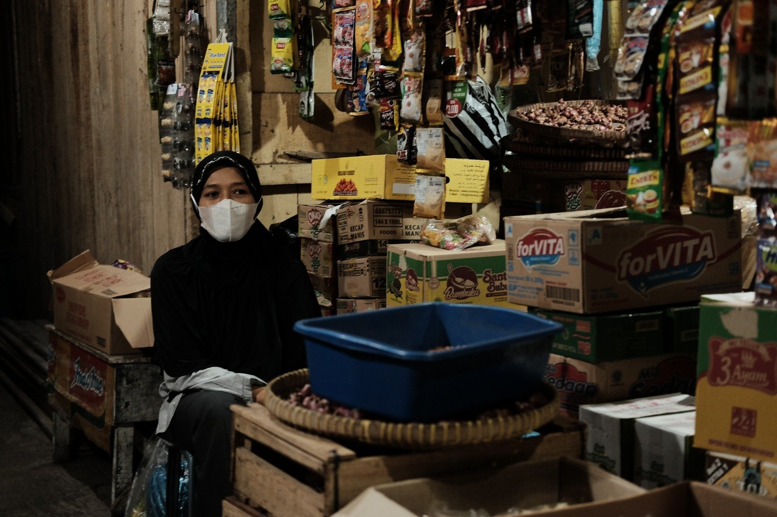 Tuti Setyowati pedagang Pasar Kebonpolo Kota Magelang
